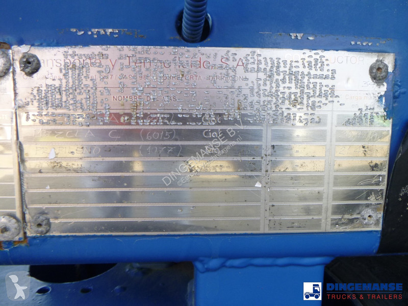 Semiremorca TYT Gas tank steel LPG 38.5 m3 / 1...