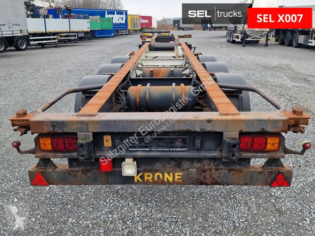 نصف مقطورة Krone C 24 Containerchassie (Gesamt...