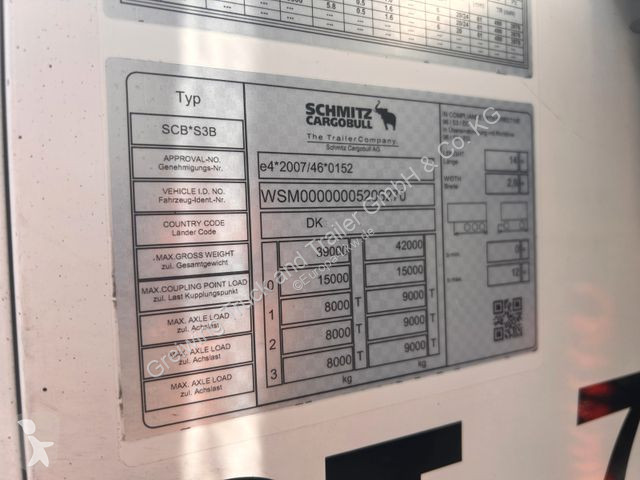 Sættevogn Schmitz Cargobull 24/L - 13.4 FP 45...