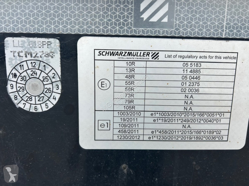 Semitrailer Schwarzmüller Kippmulde 25m³, SAF,...
