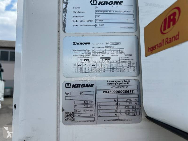 Semirimorchio Krone