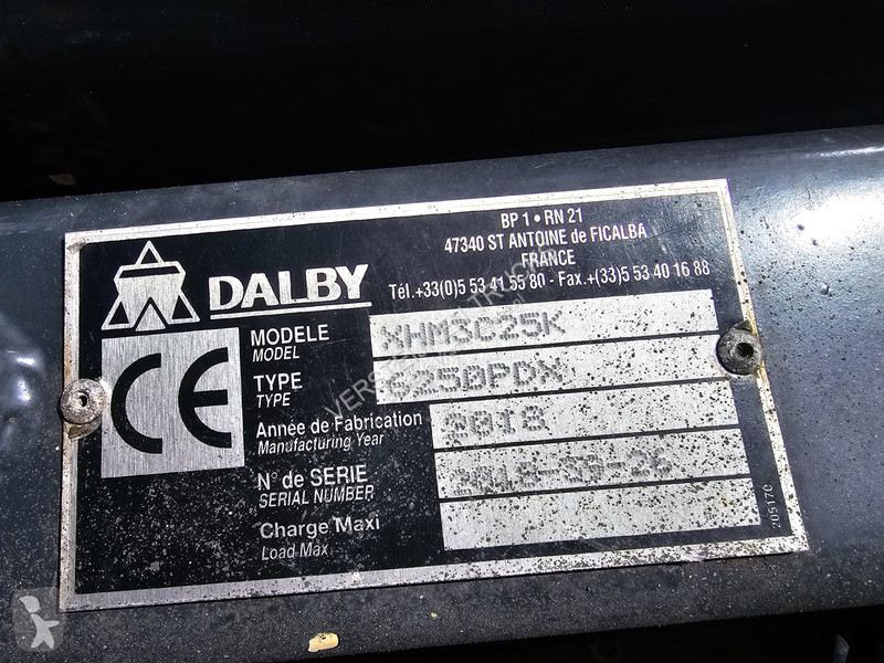 Oplegger Van Bouwel 25T HOOKLIFT / ABROLKIPPER...
