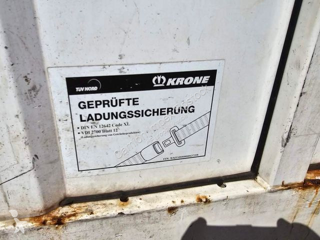 Sættevogn Krone Gardine Mega, Anti Eis Dach,2...