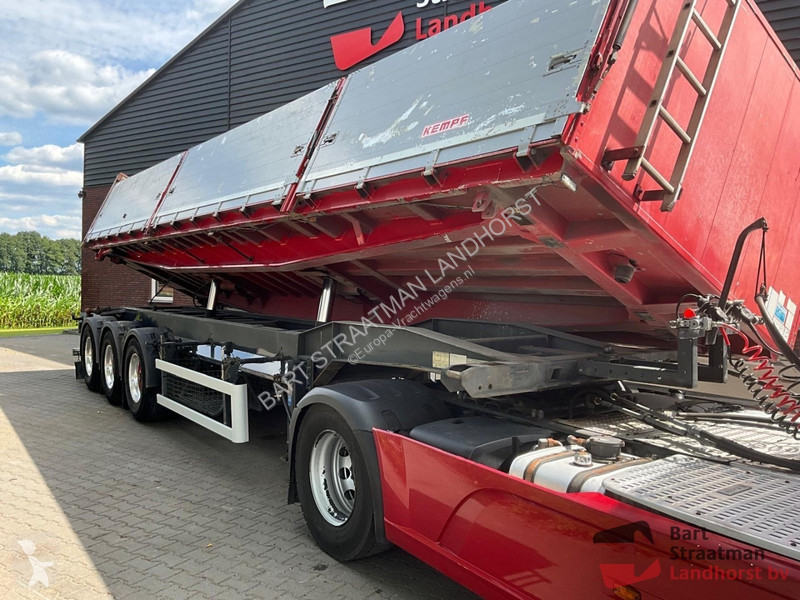 Sættevogn Kempf SKD 3 axle 3 sided tipper...