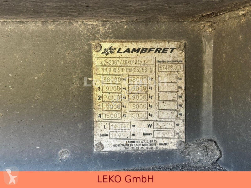 Semirimorchio Lamberet Doppelstock Mit Carrier...