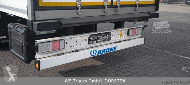 Semitrailer Krone Kühlauflieger Carrier Vector...
