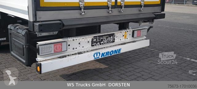 Semitrailer Krone Kühlauflieger Carrier Vector...