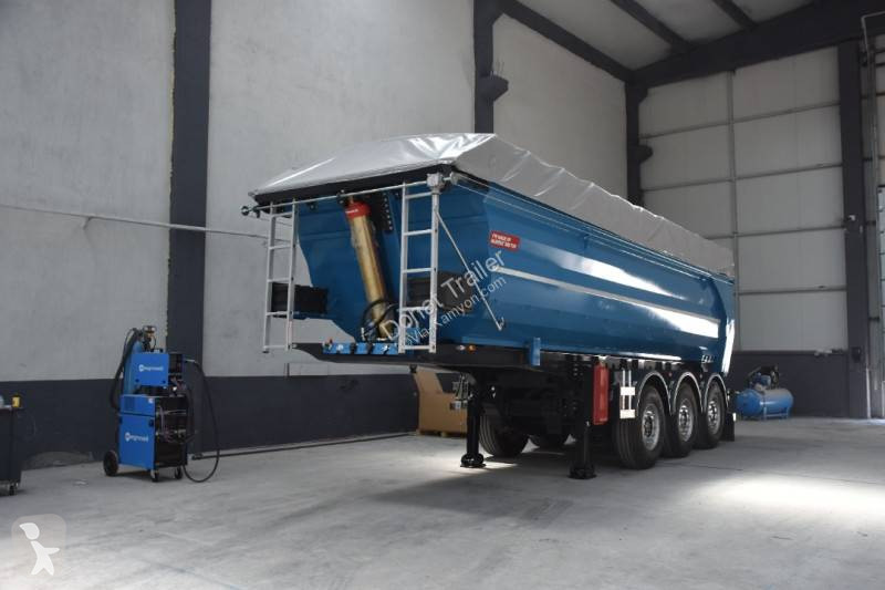 Semi reboque Donat 3 axle half-pipe tipper -...