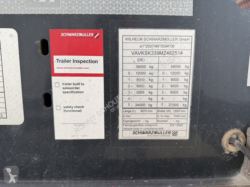 Semitrailer Schwarzmüller K-Serie...
