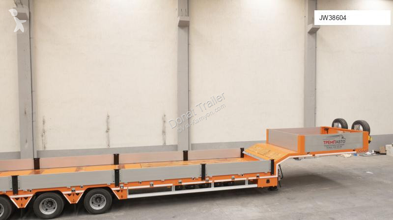 نصف مقطورة Donat 4 axle lowbed with aluminum...