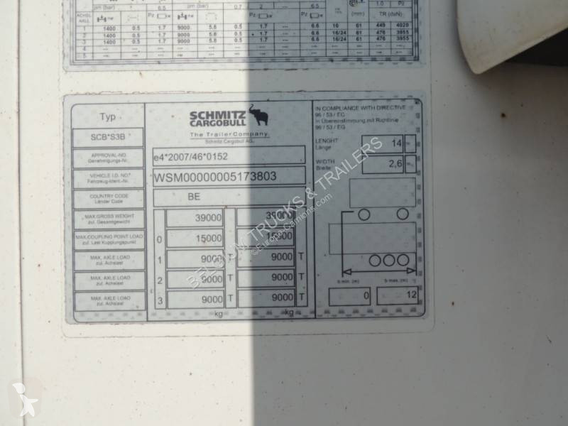 Semitrailer Schmitz Cargobull hayon retractable
