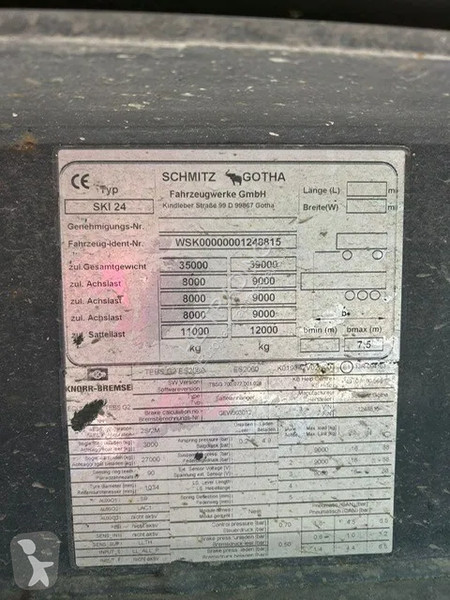 Oplegger Schmitz Cargobull stalen kipper, 28...