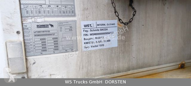Semitrailer Schmitz Cargobull 24 Kühlauflieger...