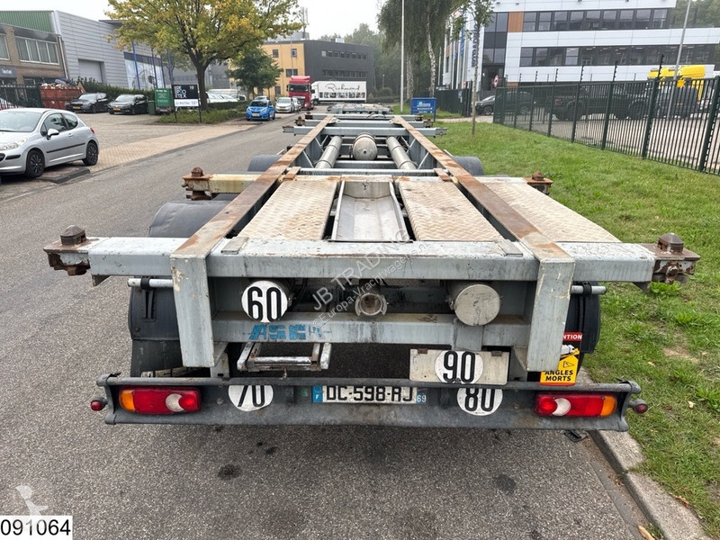 نصف مقطورة Asca Chassis 10 / 20 / 30 ft, ADR