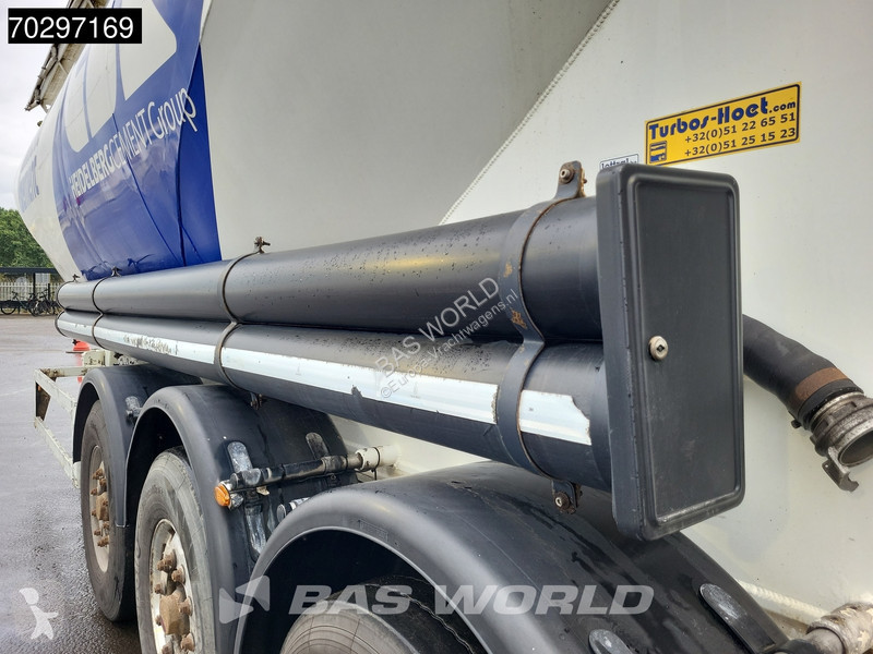Semi remorque  SVM 39000L Liftachse Cement