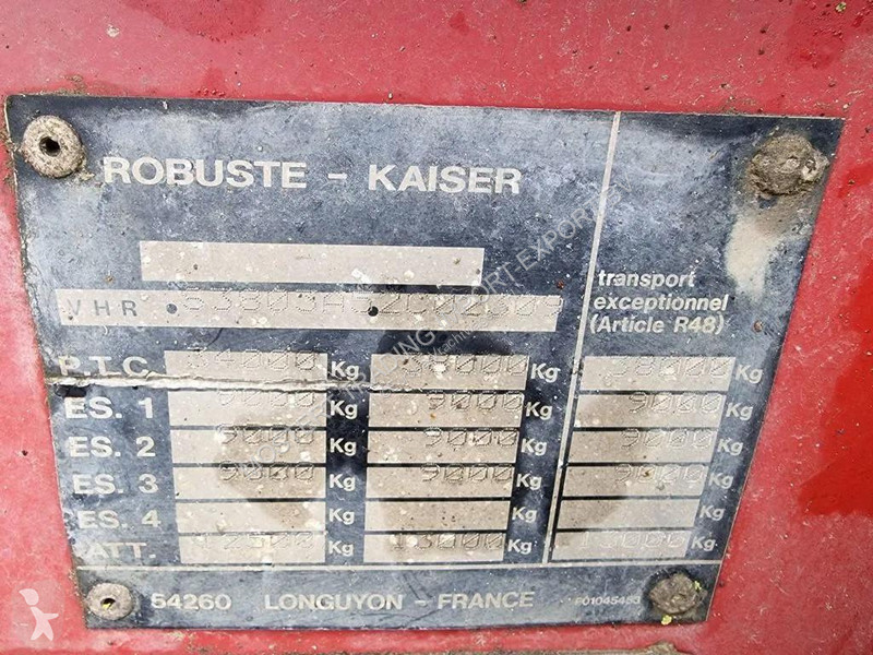 نصف مقطورة Kaiser SAF Kaiser timber...
