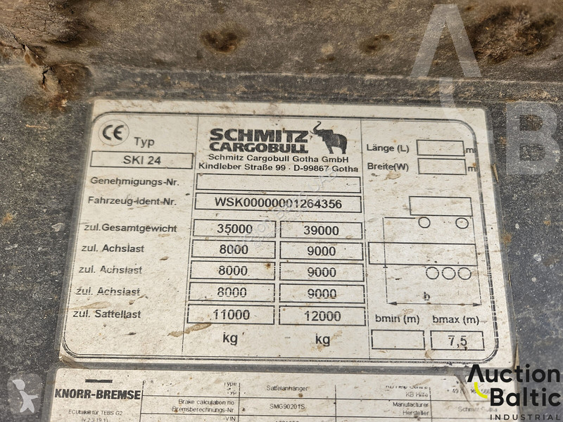 نصف مقطورة Schmitz Cargobull GOTHA  24-7.2