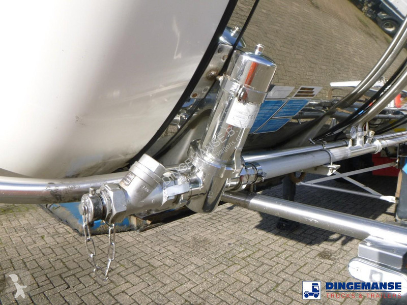نصف مقطورة LAG Chemical tank inox 37.5 m3 / 1 comp