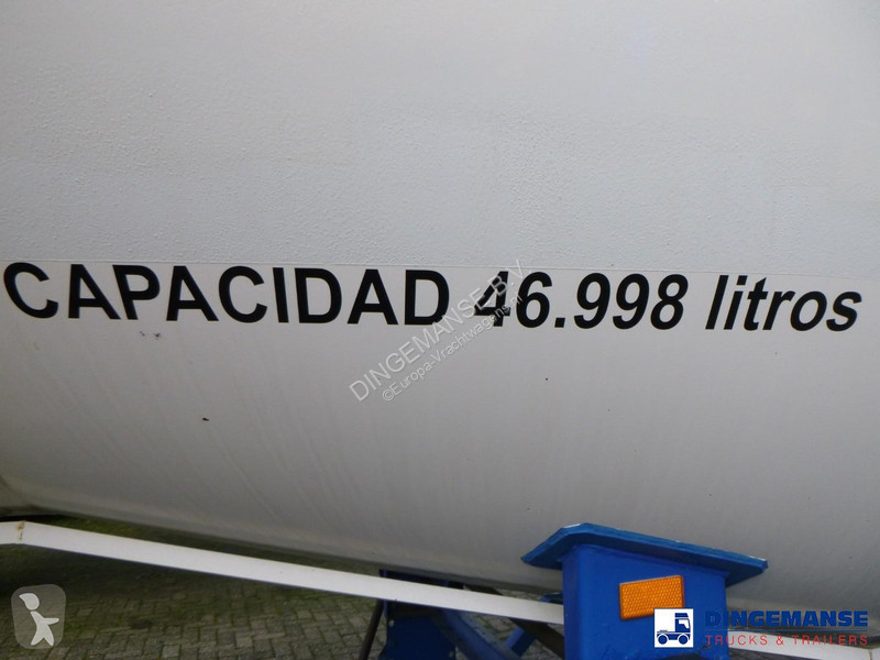 Semi remorque  Gas tank steel 46.9 m3 / 1 comp