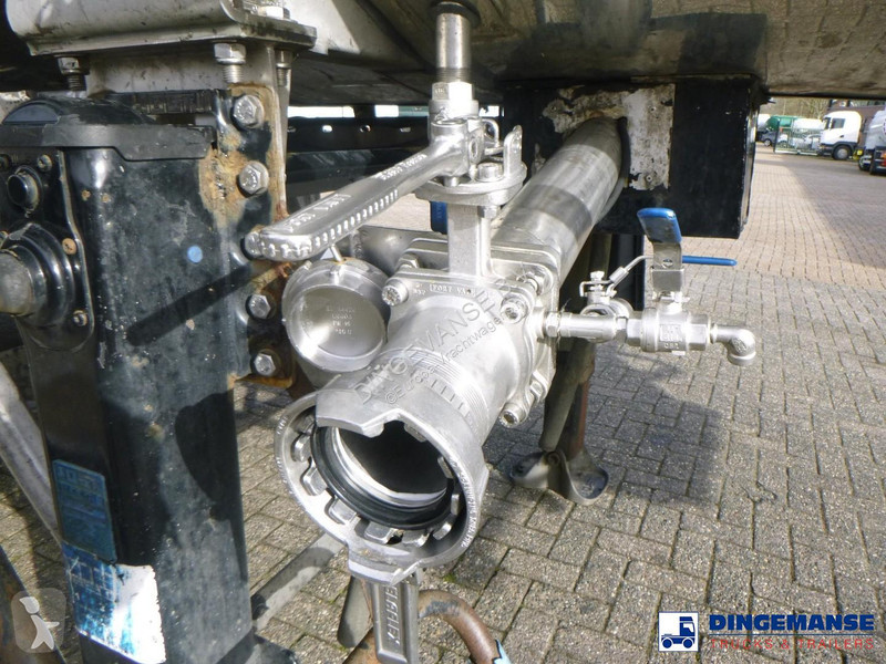 نصف مقطورة Burg Chemical tank inox L4BH 32.5 m3...