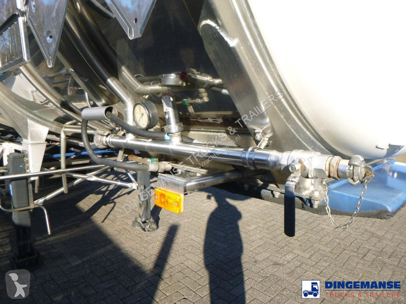 نصف مقطورة Burg Food / chemical tank inox L4BH...