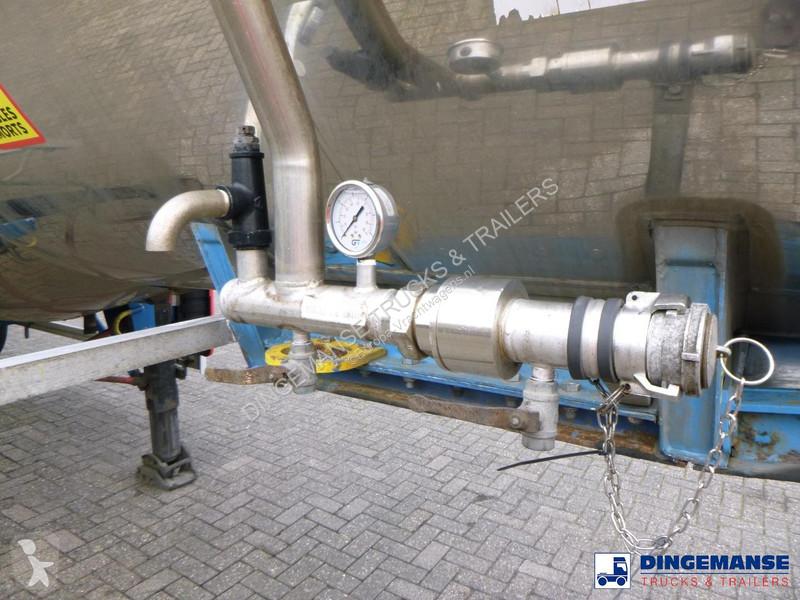 نصف مقطورة Magyar Chemical tank inox L4BH 32.9...