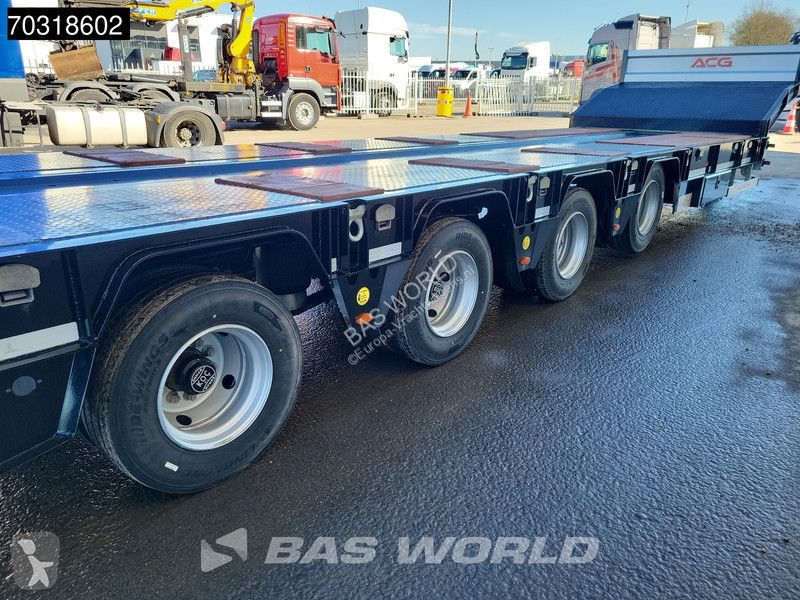 نصف مقطورة  LOWBED 4 axles NEW! Lifting Axle +...