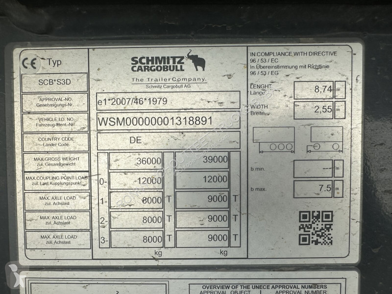 نصف مقطورة Schmitz Cargobull SKI 24 SL 7.2 SKI...