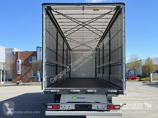 نصف مقطورة Berger Curtainsider Standard Getränke