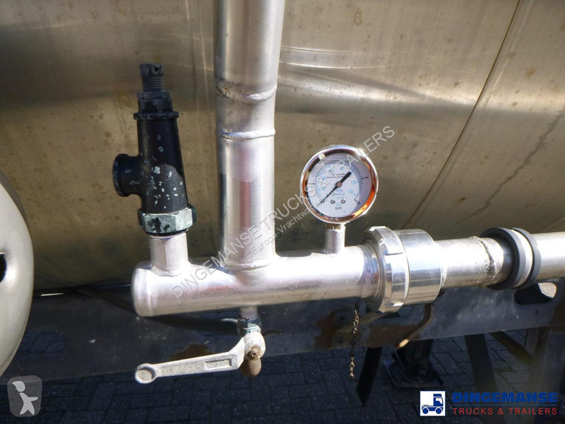 نصف مقطورة Magyar Chemical tank inox L4BH 32.5...