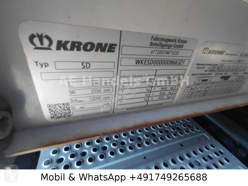 نصف مقطورة Krone Mega P+P...