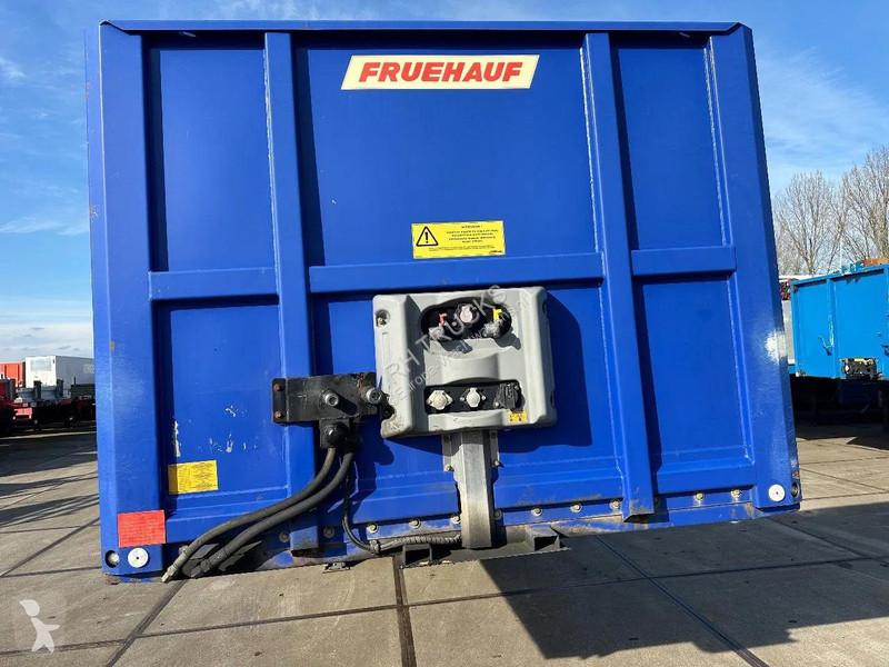 نصف مقطورة Fruehauf MET 3 AXLE SAF + HIAB 122E...