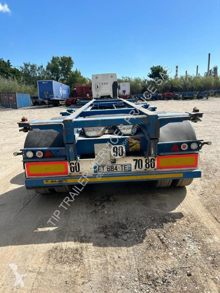 نصف مقطورة Fruehauf Trailer Chassis Coupling...