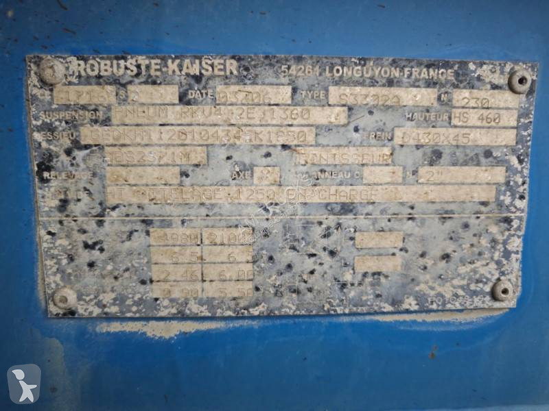 نصف مقطورة Robuste Kaiser
