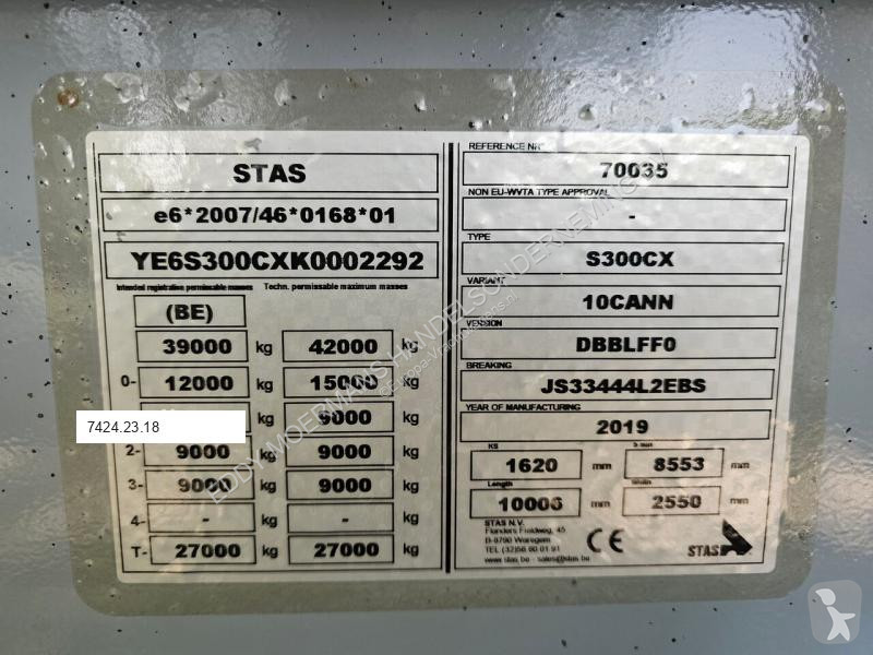نصف مقطورة Stas S300CX