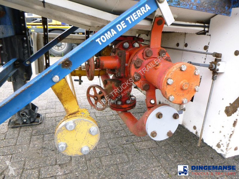 Oplegger  Gas tank steel 46.9 m3 / 1 comp + pump
