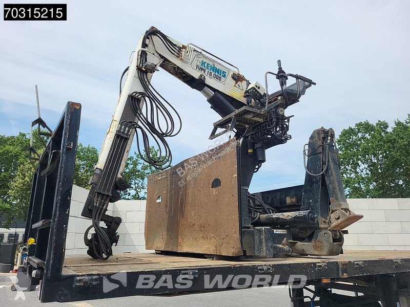 نصف مقطورة Pacton T3-003 Kennis 16T Steering Crane