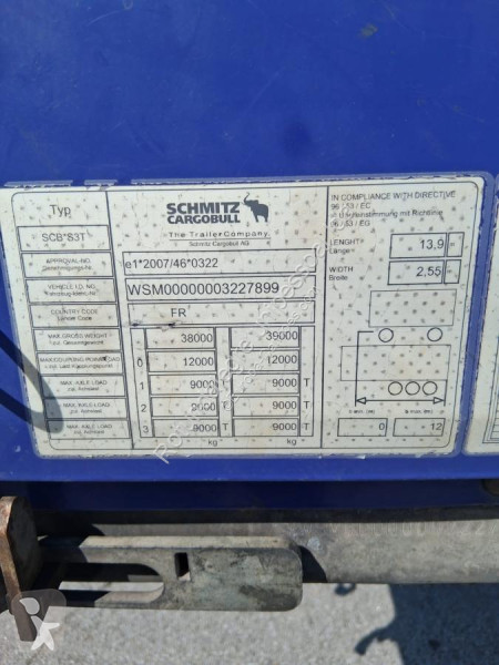 نصف مقطورة Schmitz Cargobull  TETO DE ELEVAR /...