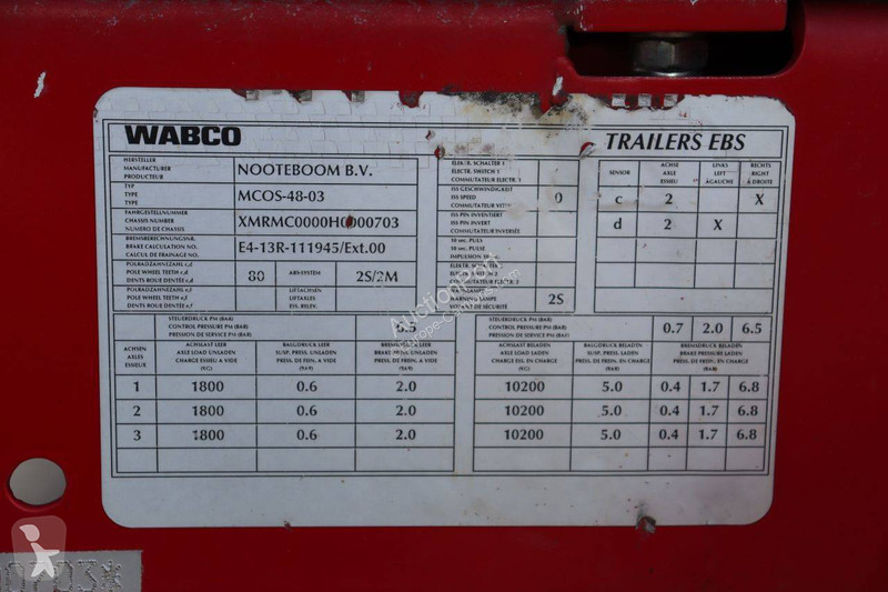 Semi remorque Nooteboom S-48-03