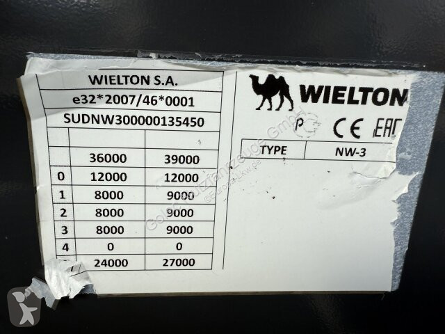 Полуприцеп Wielton NW3 Kippauflieger 3 Achse 28 m³