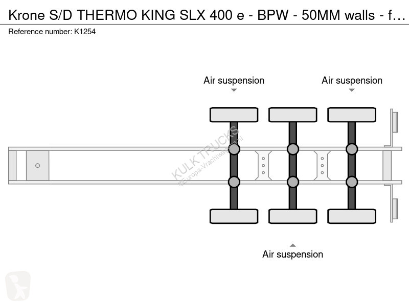 نصف مقطورة Krone S/D THERMO KING SLX 400 e -...