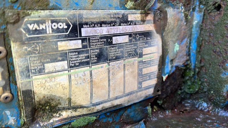 Sættevogn Van Hool 3B001 (DRUM BRAKES / FREINS...