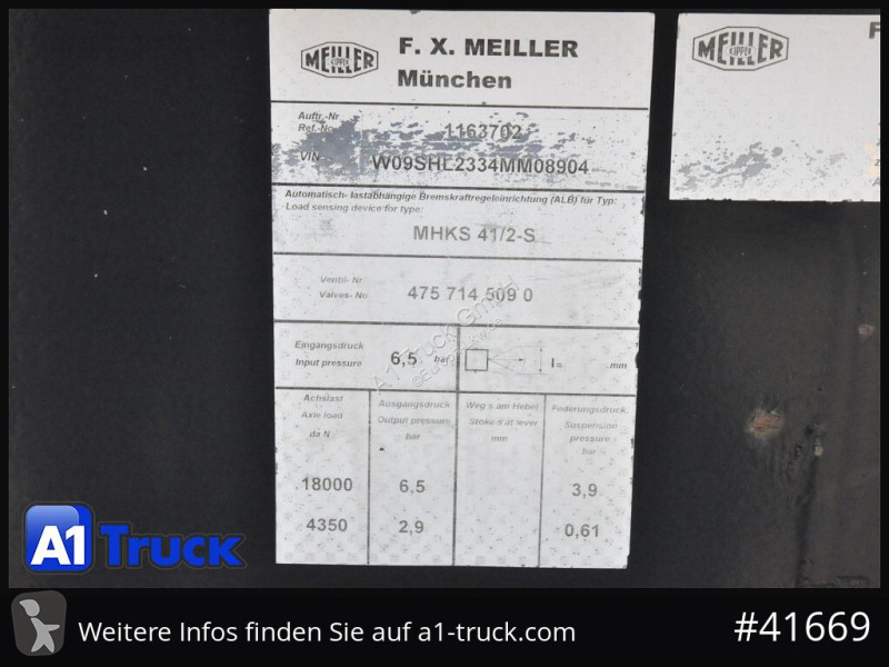 Meiller MHKS41,Stahl, Kippmulde, 2-Achs,...