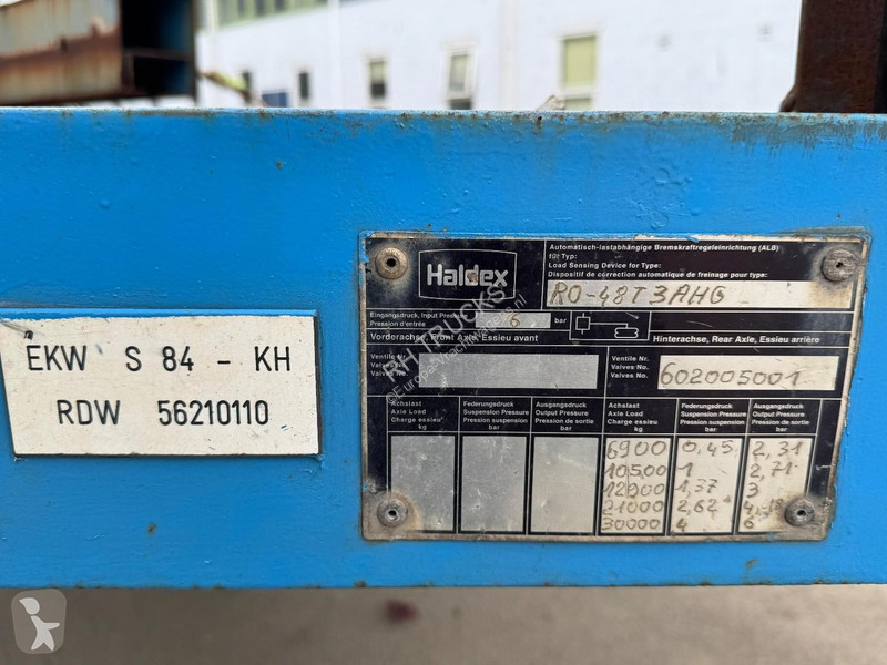 EKW RO-48T3AHG 3 AXLE STEERING BPW - EXTENDABLE...