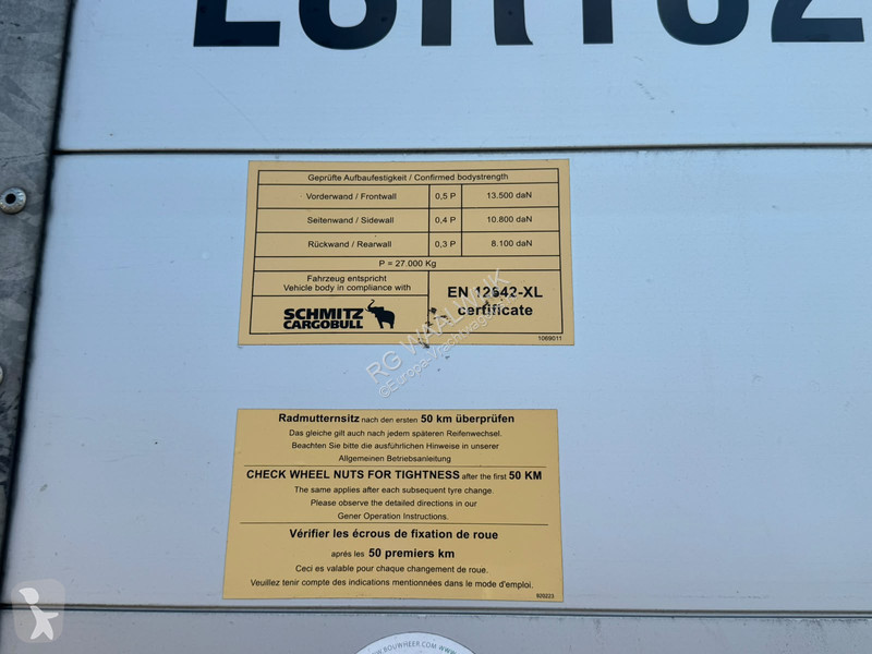 Félpótkocsi Schmitz Cargobull Schuifzeil