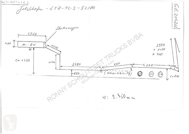 Semitrailer Goldhofer STZ -TL3-32/80 Goldhofer...