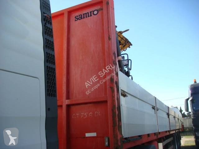 Semitrailer Samro PLATEAU GRUE 38T 15T/M