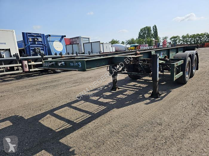Oplegger Flandria 2 AXLE 20 FT CHASSIS STEEL...