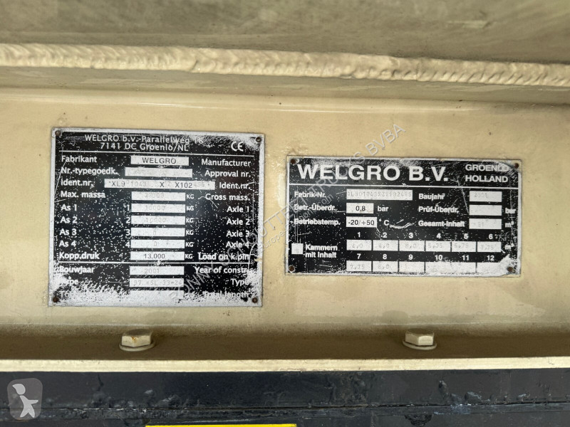 Semi reboque  97WSL 33-24 Siloauflieger Welgro...