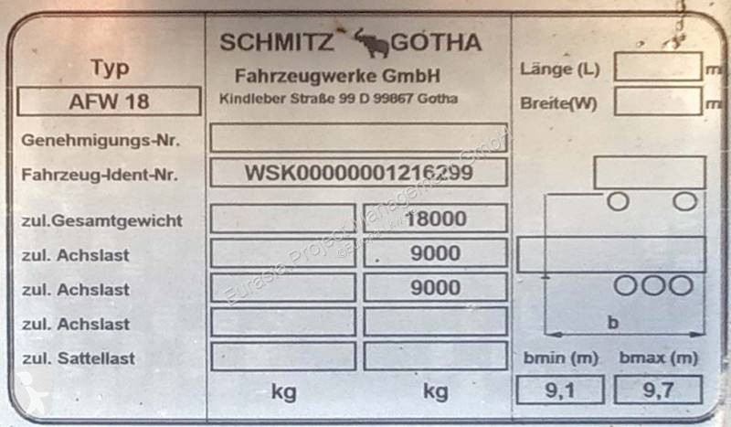 نصف مقطورة Gofa Tank trailer for oxygen,...